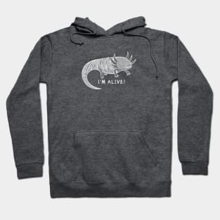 Axolotl - I'm Alive! - meaningful endangered species design Hoodie